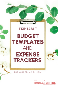 Budget Templates & Expense Trackers