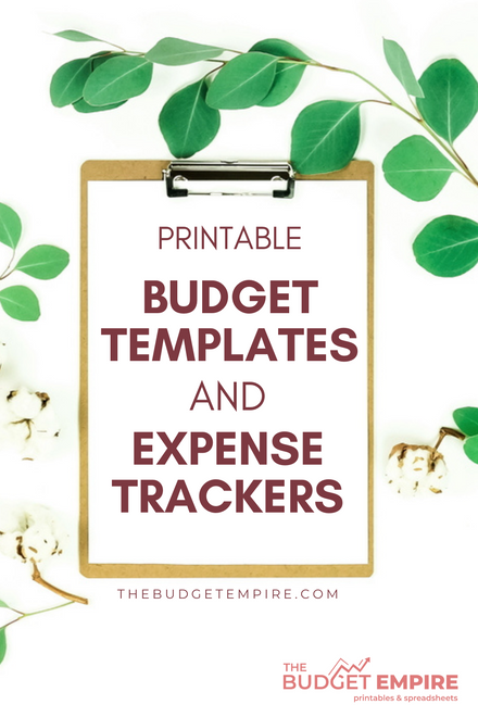 Budget Templates &amp; Expense Trackers
